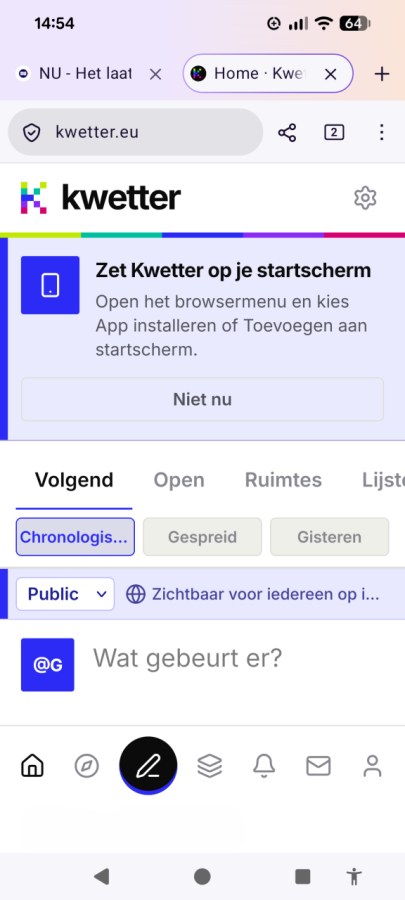schermafdruk van deze app