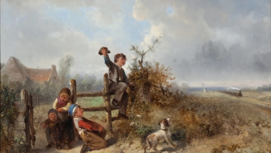 ‘De Stoomtrein komt voorbij’ (Johan ‘Mari’ Henri ten Kate, 1864)